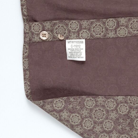 Cinch Western Shirt Mens Large Geometric Long‎ Sleeve Button Rodeo Cowboy Ranch - Picture 9 of 11